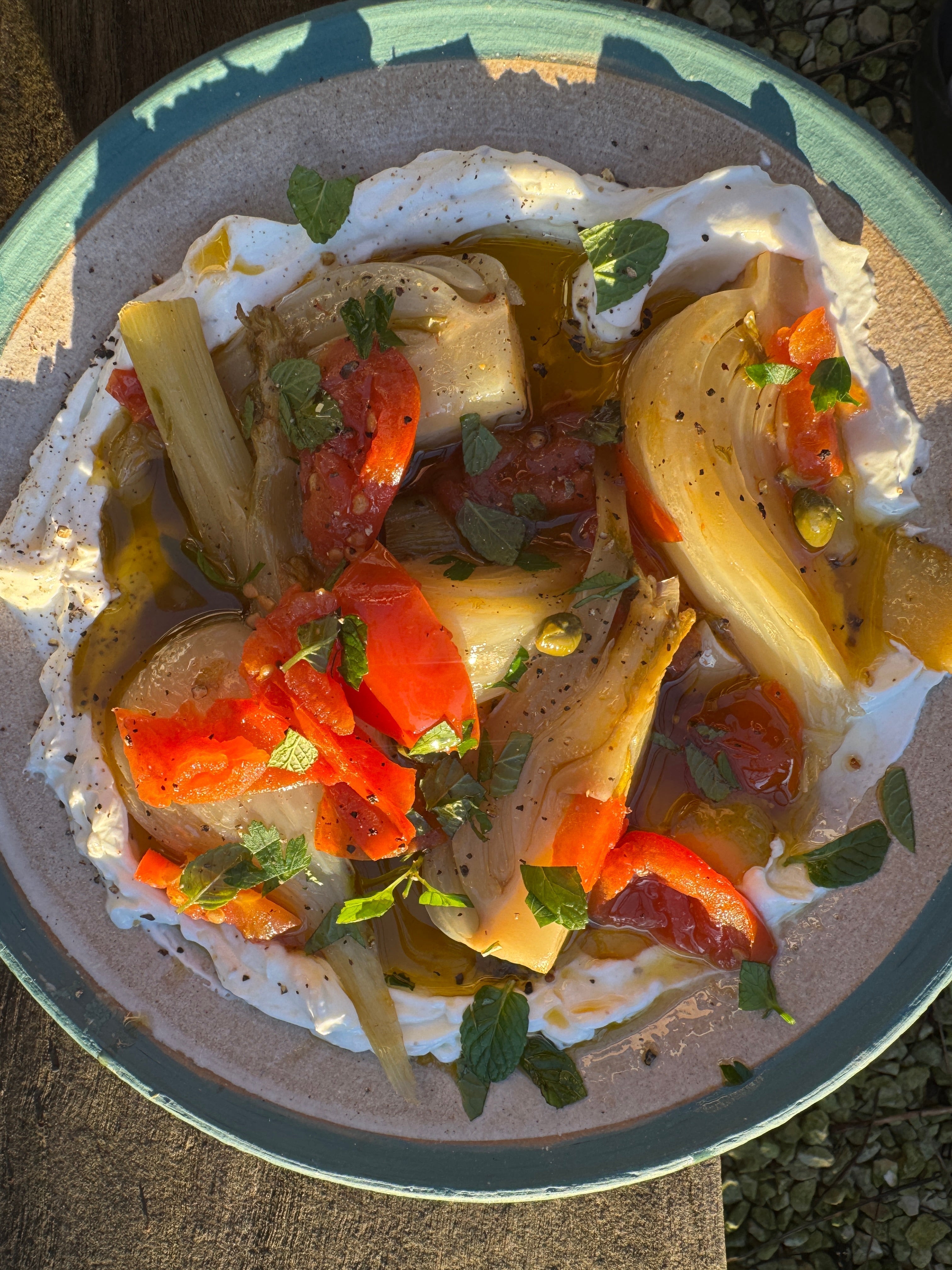 Braised Bay Leaf with Capers and Tomatoes – Honest Toil Olive Oil