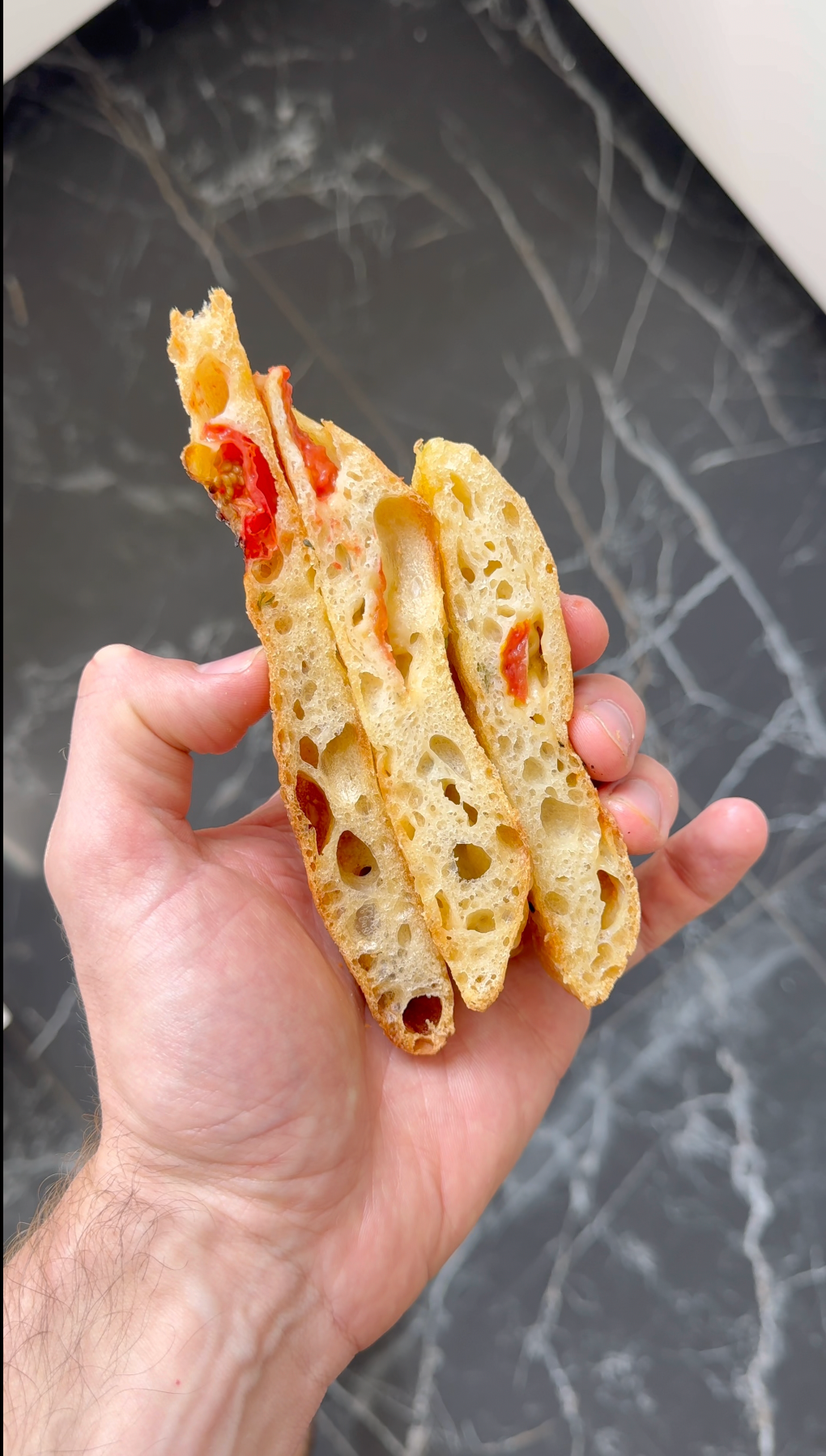 Thyme & cherry tomato fougasse – Honest Toil Olive Oil