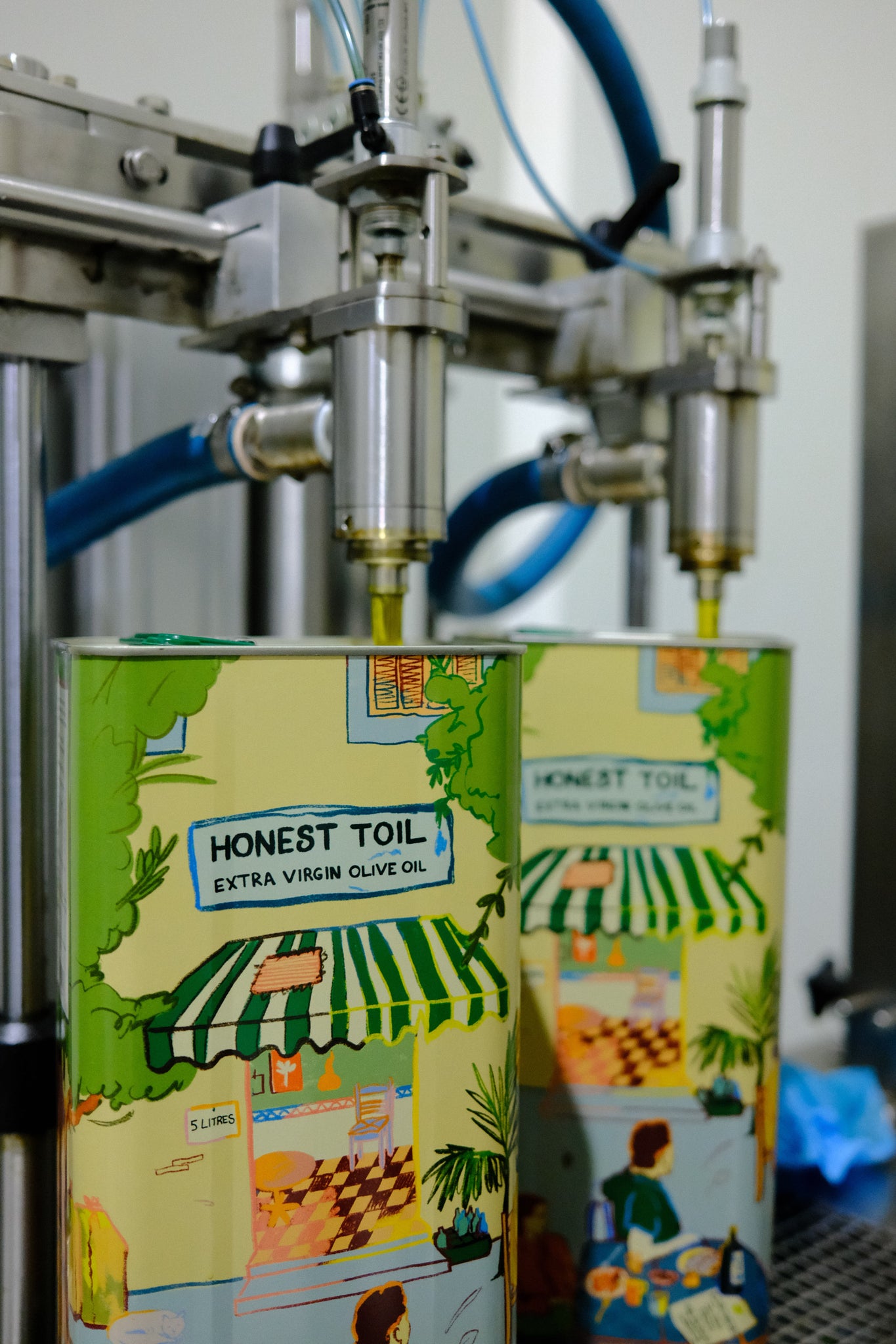 Unfiltered extra virgin olive oil 5 litre can